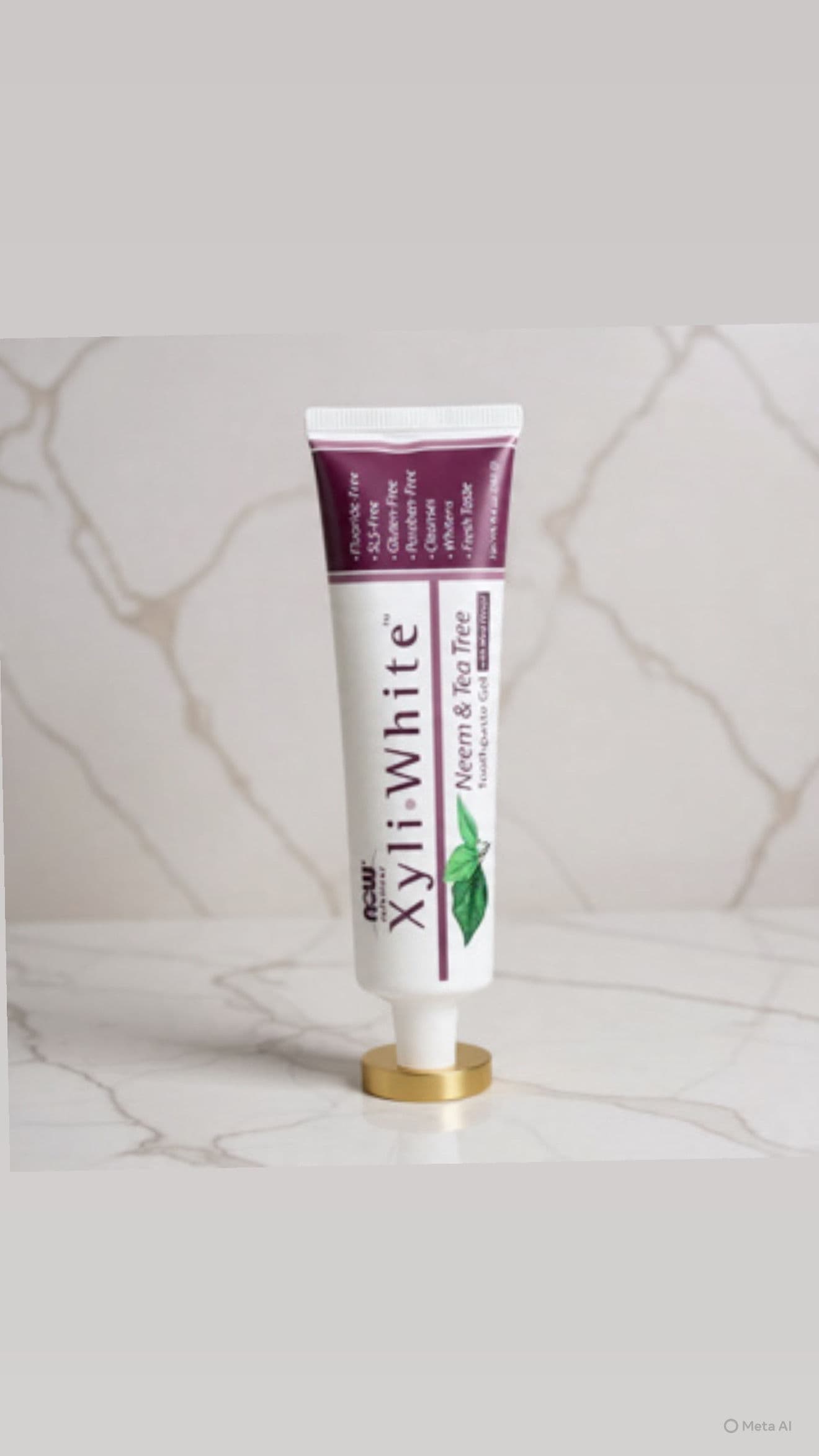 معجون تبييض خالي من الفلورايد 